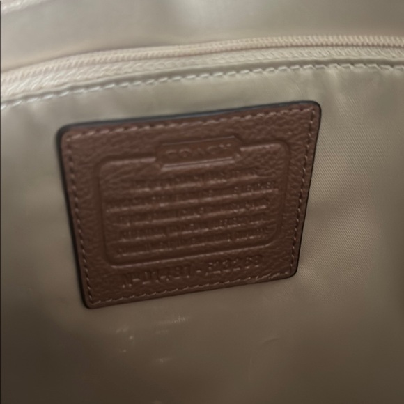 Brown Leather Women's Coach Bag serial: d1481-f23268 - Picture 11 of 12